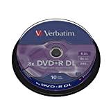 VERBATIM Pack de 10 DVD R DL 8 5 Go Spindle