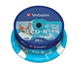 Verbatim Vb-crd19s2 PA – CD-RW Vierge (CD-R, 700 MB, 25 PC (s), 120 mm, 2.1 cm, 52 x)