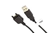 vhbw câble de données USB Compatible avec Sony Ericsson K550i, K610i, K630i, K660i, K750i, K770i, K800i, K810i, K850i, M600i, P1i, ...