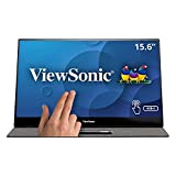 ViewSonic TD1655 Moniteur à écran Tactile IPS 16' Full HD, 10 points, USB-C, Noir
