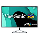 ViewSonic VX3276-MHD-2 Moniteur IPS 32" Full HD, VGA, HDMI, DisplayPort, hauts-parleurs, chassis argenté sans bords