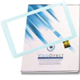 Visiodirect® Vitre ecran Tactile pour Archos 101e Neon HXD-1072 10.1" Tablette Blanche