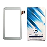 Visiodirect® Vitre ecran Tactile pour Archos 70C Neon 70C Cobalt 70 Neon Plus 7" Tablette Blanche
