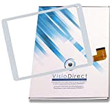 Visiodirect® Vitre ecran Tactile pour Archos 97c Platinum HXD-1098 Tablette Blanche