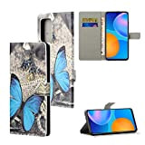 Vogu'SaNa Étui de protection à rabat en cuir synthétique pour Samsung Galaxy A72 5G Motif peinture Motif papillon