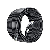 Vsnetwork Câble de Réseau 100 MT pour utilisation extérieure SFTP CAT6 CCA RJ45 Patch Cord Ethernet Gigabit 1000 Mbps 550 ...