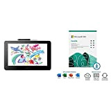 Wacom One Creative Pen Display avec Logiciels Gratuits, écran Full HD 13,3" (1920x108 + Microsoft Office 365 Famille | Téléchargement