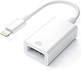 Wahbite Adaptateur Apple Lightning vers USB pour appareil photo, câble 3.0 OTG iPhone/iPad connecter un lecteur de cartes, une clé ...