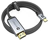 WARRKY Câble USB C vers HDMI, 4K Câble USBC HDMI TV, 3M [Compatible Thunderbolt 4], Compatible pour MacBook Air/Pro, iPad ...