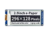Waveshare 2.9 inch E-Paper Display Panel Module Kit 296x128 Resolution E-Ink Electronic Screen for for Raspberry Pi/Jetson Nano/Arduino/STM32 Support Partial ...