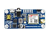 Waveshare Raspberry Pi GSM/GPRS/GNSS/Bluetooth HAT Expansion Board with Low-Power Consumption Based on SIM868 Compatible with Raspberry Pi 2B 3B Zero ...