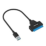WAVLINK - Adaptateur USB 3.0 vers SATA pour SSD 2,5" et HDD - Câble USB vers SATA - Adaptateur fixe, ...