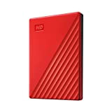 WD 2To My Passport Rouge - Disque dur externe portable avec logiciels de gestion et de sauvegarde et protection par ...