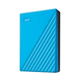 WD 4To My Passport Bleu - Disque dur externe portable avec logiciels de gestion et de sauvegarde et protection par ...