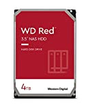 WD Red, Disque dur interne NAS 3.0 - 4 TB - 5400 rpm, SATA 6 Gb/s, SMR, Cache de 256 ...