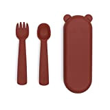 We Might Be Tiny - Feedie Fork & Spoon Set - Rust (28TIFF06)