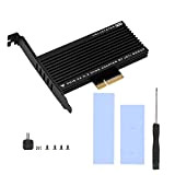 Wendry Riser Card, M.2 for NVME SSD Solid State Drive Transfer, PCIE-3.0 x 4 Expansion Card, with Good Ventilation and ...