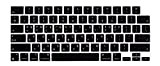 WYGCH Housse de clavier coréen en silicone A2442 pour MacBook Pro 14" 2021 M1 Pro/M1 Max A2442 et MacBook Air/Pro ...