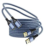 XGMATT [3m+3m / Lot de 2] Câble Rallonge USB 3.0 Câble Extension USB 3.0 Mâle A vers Femelle A 5Gbps ...