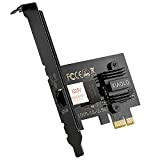 XIAOLO 2.5GBase-T PCIe Adaptateur réseau 2.5G/1G/100Mbps PCI Express Gigabit Ethernet Carte RJ45 LAN Carte Réseau pour PC Support Windows 10 ...