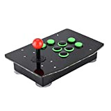 Xirfuni Contrôleur de Jeu USB Fightstick Joystick Arcade Fight Stick avec 8 Boutons de Commande Ronds et Un Joystick sphérique ...