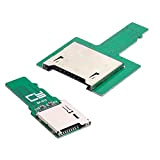 Xiwai 2 pièces TF Micro SD mâle Extender vers Carte SD Adaptateur d'extension PCBA SD/SDHC/SDXC UHS-III UHS-3 UHS-2
