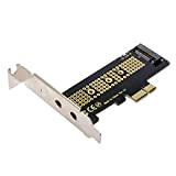 Xiwai Carte adaptateur PCI-E 3.0 x1 Lane vers M.2 NGFF M-Key SSD Nvme AHCI PCI Express