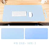 XTHY Tapis de bureau d'ordinateur en cuir 60 x 40 cm Bleu clair Multifonctionnel Tapis de bureau Ultra fin imperméable ...