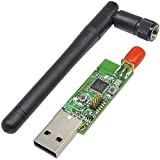 XTVTX Module d'analyse Zigbee sans fil Bluetooth 4.0 avec antenne externe USB CC2531 Sniffer Board Bluetooth 4.0