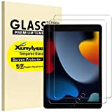 XunyLyee [2 Pièces Verre Trempé Compatible avec iPad 9ème Generation, Protection d'écran pour iPad 10.2 Pouces 2021/2020 / 2019