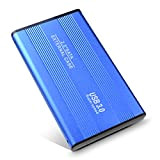 Yagte Disque Dur Externe 1to, Disque Dur Externe Portable 2.5" HDD USB3.0 Compatible avec PC, Laptop,Desktop,Chromebook,TV.B(1To,Bleu)