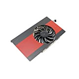 YALLS Ventilateur Refroidisseur remplacer RX460 RX550 Compatible for XFX Radeon RX 460 550 560 Core Edition OC radiateur de Carte ...