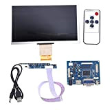 Yanmis Kit d'affichage LCD TFT, 12V 7 Pouces 1024 * 600 Kit d'écran de Moniteur VGA HDMI Module d'affichage d'écran ...