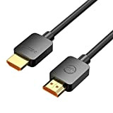 YHEMI Câble HDMI 4K, 6.56Ft Câble HDMI 2.0 Haute Vitesse Ultra HD Supporte HDCP2.2/1.4/3D/Dolby Audio, Compatible Blu-ray/PS4/PS5/Xbox/Switch/Projecteur