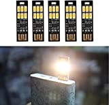 Yizhet Global 5 lumières LED USB pour Les claviers d'ordinateur Portable, Super Lumineuse avec 6 LED et Une Touche variateur ...