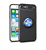 Yobby Souple Silicone Coque pour iPhone 6, Coque iPhone 6S Ultra Mince 360 Degres Rotation Bague Doigt Kickstand [Magnétique Support ...