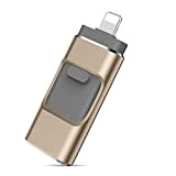Yoope Clé USB 3.0 de stockage externe pour iPhone, iPad, 128 Go - Compatible avec n'importe quel modèle PC/Pad/téléphones Android ...