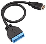 zdyCGTime USB 3,1 Mâle Panneau Avant vers connecteur USB 3,0 Mâle 20 Broches Adaptateur de câble d'extension de Carte mère, ...