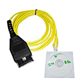 Zhou-YuXiang Câble d'interface Ethernet vers OBD Codage Haute Performance série F pour Scanner de Diagnostic de Codes d'erreur ENET 2M