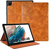 Zinibri Coque Protection pour Tablette Samsung Galaxy Tab A8 10,5 Pouces 2022 SM-X200/X205 Etui,Housse Étui en Cuir PU,Protection des Coins,Mince,3 ...