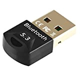 zoerbufan Adaptateur USB Bluetooth 5.3, Clé Bluetooth Dongle pour Windows 11/10/8.1, Supporte Casque, Souris, Manette, Clavier, Imprimantes, Pc, Smartphone, Tablette ...