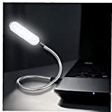 Zonfer 1pc LED Lampe USB USB Light pour Ordinateur Portable Clavier D'ordinateur Col De Cygne Flexible Liseuse LED Alimenté par ...