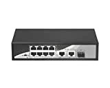 ZSR-haohai Webcams Bundles Networks 8 Port Pote Switch 2CH 10/100/1000M UPLINK Ethernet Interrupteur 1CHANNEL Gigabit Switch avec Sfp Insérer Chambre ...