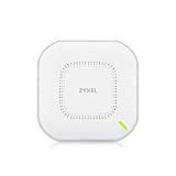 Zyxel Point d’accès WiFi 6 (802.11ax bi-bande), 3.0 Gbps avec processeur Quad Core et double antenne MU-MIMO 4x4, Contrôlable via ...