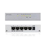 Zyxel Switch Ethernet Gigabit de bureau 5 ports - boîtier en métal, Garantie à vie [GS105B]